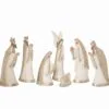 14" Lace Accent Nativity Set Of 7