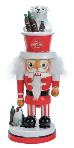 15" Coca-Cola Polar Bear Hat Hollywood Nutcracker