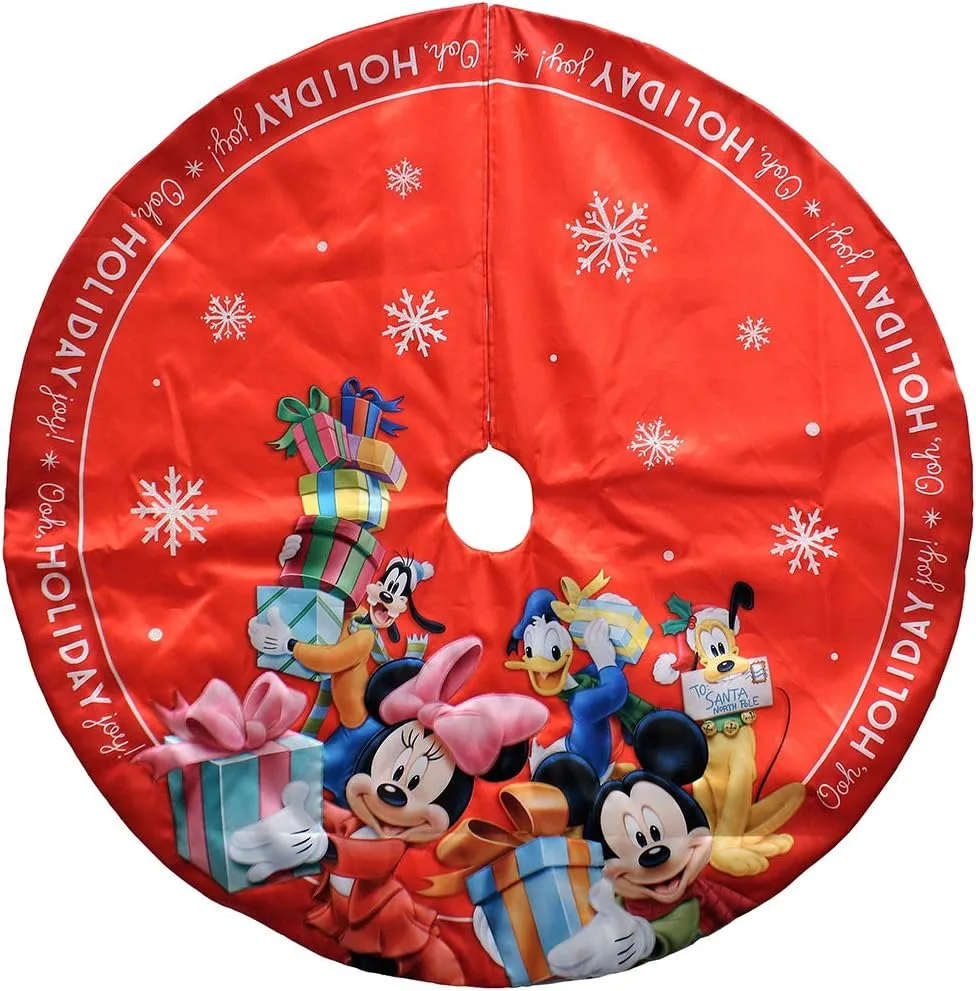 48" Mickey & Friends Tree Skirt 4 48" Mickey & Friends Tree Skirt - Image 2