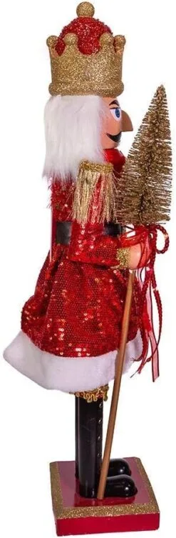 2 FT Red & Gold Tree King Nutcracker -Christmas decorations Shop 8613156119b