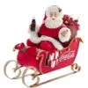 10" Coca-Cola Santa In Sleigh -Christmas decorations Shop 8613156581