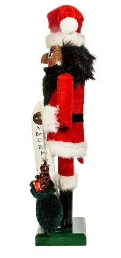15" Melanated Santa Nutcracker -Christmas decorations Shop 8613163749B