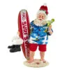 11" Beach Santa With Surfboard -Christmas decorations Shop 8613165806 1