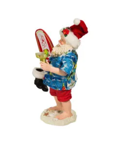 11" Beach Santa With Surfboard -Christmas decorations Shop 8613165806 3