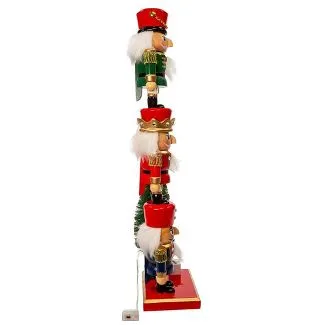 18" Stacked Nutcracker Trio 6 18" Stacked Nutcracker Trio - Image 4