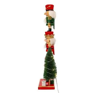 18" Stacked Nutcracker Trio 4 18" Stacked Nutcracker Trio - Image 2