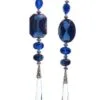 8.25" Blue Jeweled Drop Ornament Set Of 12 -Christmas decorations Shop 8613181739