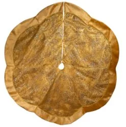 60" Gold Glitter Tree Skirt -Christmas decorations Shop 8613182983a
