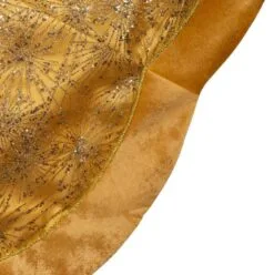 60" Gold Glitter Tree Skirt -Christmas decorations Shop 8613182983b