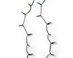 24 FT 96 LED Multicolor Black Wire 8 Function Twinkle Battery Operated 7 24 FT 96 LED Multicolor Black Wire 8 Function Twinkle Battery Operated -Christmas decorations Shop 8711277105993A