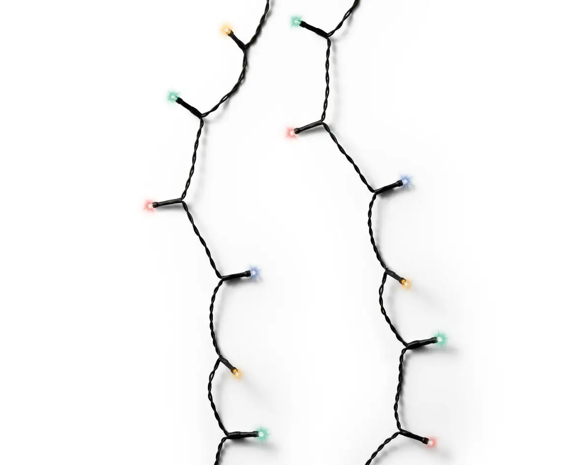 24 FT 96 LED Multicolor Black Wire 8 Function Twinkle Battery Operated 5 24 FT 96 LED Multicolor Black Wire 8 Function Twinkle Battery Operated - Image 3