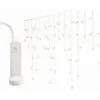 23 FT Warm White 192 LED Icicle 8 Function Twinkle Battery Operated 1 23 FT Warm White 192 LED Icicle 8 Function Twinkle Battery Operated -Christmas decorations Shop 8711277106730