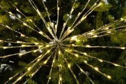 160 LED Warm White Flashing Polestar Silver Corded -Christmas decorations Shop 8718532352208A