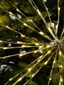 160 LED Warm White Flashing Polestar Silver Corded -Christmas decorations Shop 8718532352208I