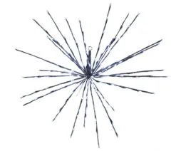 160 LED Cool White Flashing Polestar Silver Corded