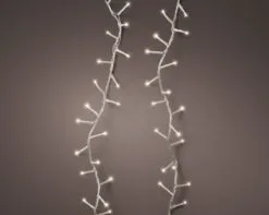 74 FT Compact 1000 LED Warm White Transparent Wire 8 Function Twinkle