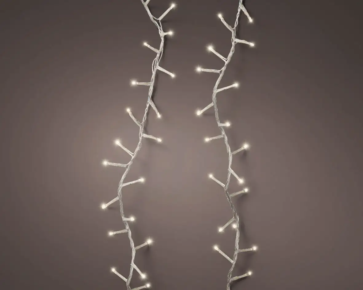 74 FT Compact 1000 LED Warm White Transparent Wire 8 Function Twinkle 3 74 FT Compact 1000 LED Warm White Transparent Wire 8 Function Twinkle