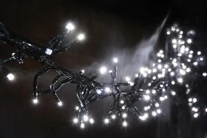 44 FT Cluster 1512 LED Cool White Green Wire 8 Function Twinkle 4 44 FT Cluster 1512 LED Cool White Green Wire 8 Function Twinkle - Image 2