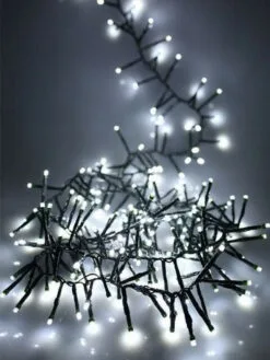 44 FT Cluster 1512 LED Cool White Green Wire 8 Function Twinkle 11 44 FT Cluster 1512 LED Cool White Green Wire 8 Function Twinkle -Christmas decorations Shop 8718533203776WEB2
