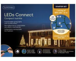 36 FT Compact Starter Set Warm White With 1 String Of 500 LED Lights -Christmas decorations Shop 8718533973747WEB