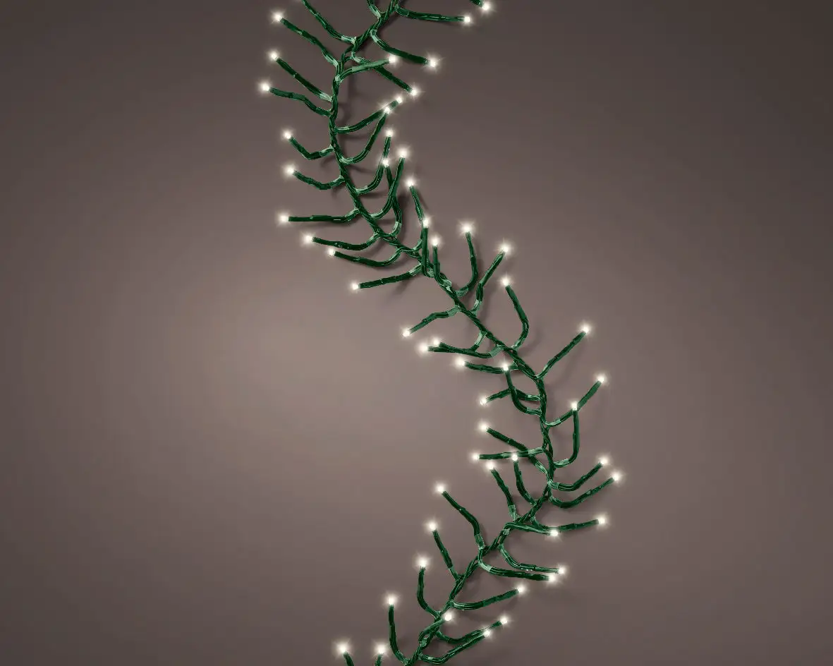 16 FT Cluster Starter Set Cool White With 1 String Of 500 LED Lights Transformer 3 16 FT Cluster Starter Set Cool White With 1 String Of 500 LED Lights Transformer