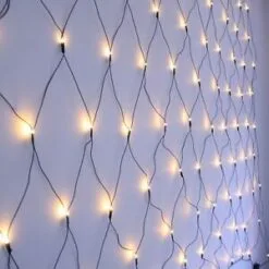 4 FT X 6 FT Starter Set Warm White Net With 200 LED Lights