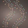 20 FT Compact 480 Micro LED Multicolor Silver Wire 8 Function Twinkle -Christmas decorations Shop 8720093266023