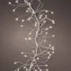 20 FT Cluster 960 LED Warm White Silver Wire 8 Function Twinkle -Christmas decorations Shop 8720093266962