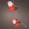 32" 30 LED Cool White Battery Operated Outdoor Santa On Rope Acrylic -Christmas decorations Shop 8720194475058
