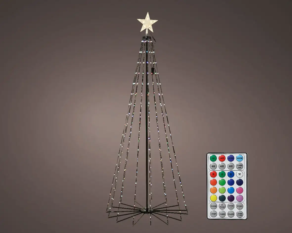 5 FT 3D Tree Warm White 250 LED Dancing Color Changing 3 5 FT 3D Tree Warm White 250 LED Dancing Color Changing