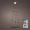 7 FT 3D Tree Warm White 295 LED Dancing Color Changing