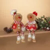 14" Plush Gingerbread Shelf Sitter Assorted Set Of 2