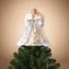 14" White & Silver Angel Tree Topper -Christmas decorations Shop 8729362770