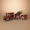 35" Red Metal Antique Holiday Train 1 35" Red Metal Antique Holiday Train -Christmas decorations Shop 8729362923