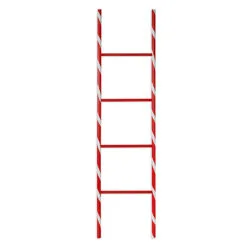 4 FT Wooden Candy Cane Ladder