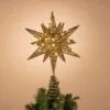 10" Gold Starburst Topper With 60 Micro LED 2 10" Gold Starburst Topper With 60 Micro LED -Christmas decorations Shop 8729371283