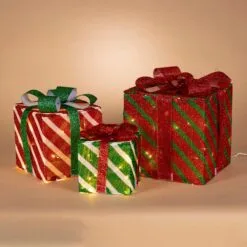 Foldable LED Gift Box Set Of 3