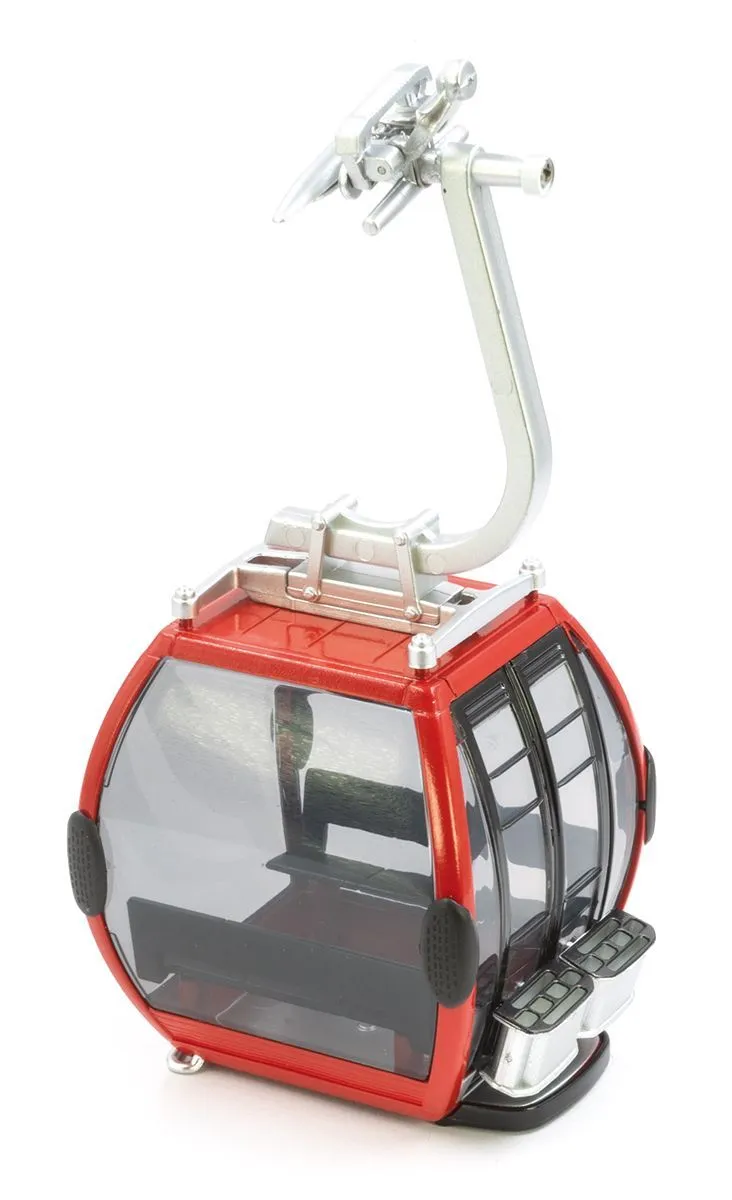 3" Red & Black Ski Lift Gondola 1:32 Scale 3 3" Red & Black Ski Lift Gondola 1:32 Scale