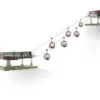 Mini Red & Black Ski Lift Ho Omega 1:87 Scale