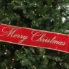 4" X 3 FT Red & Gold "Merry Christmas" Banner -Christmas decorations Shop 9263283293