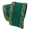 4" X 10 YD Green Holly Bordered Ribbon 1 4" X 10 YD Green Holly Bordered Ribbon -Christmas decorations Shop 9263287848