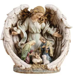 10.5" Guardian Angel Nativity
