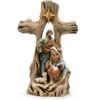 10.5" Nativity With Wood Cross -Christmas decorations Shop 9927852114