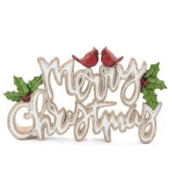 7" Merry Christmas Plaque