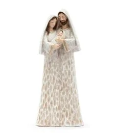 13" White Holy Family