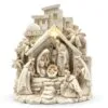 8" Creche Nativity With LED Bethlehem Star -Christmas decorations Shop 9927853004