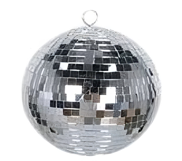 8" Disco Ball Ornament Set Of 4 3 8" Disco Ball Ornament Set Of 4